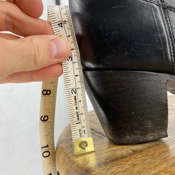 Frye Jackie button boho black leather boots - Picture 13 of 15